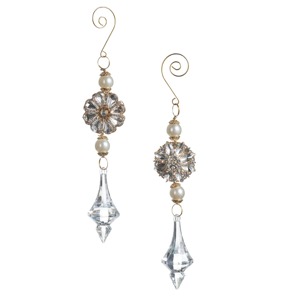 Jewel Drop Ornament 6"