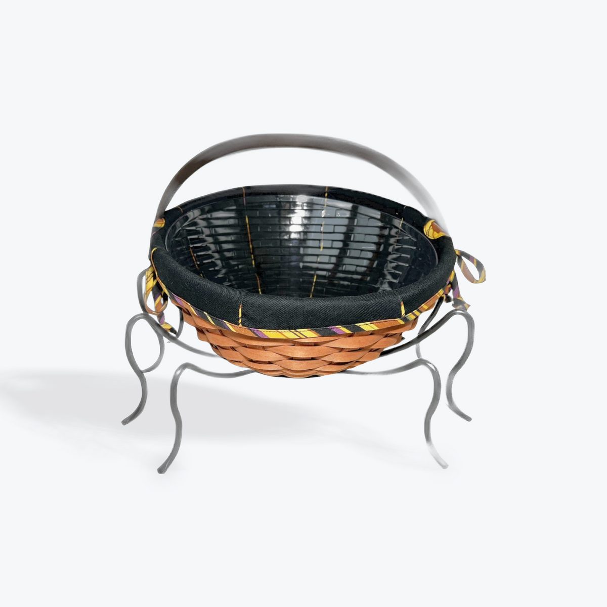 Longaberger Halloween Autumn Large Treats Basket Spider Legs,