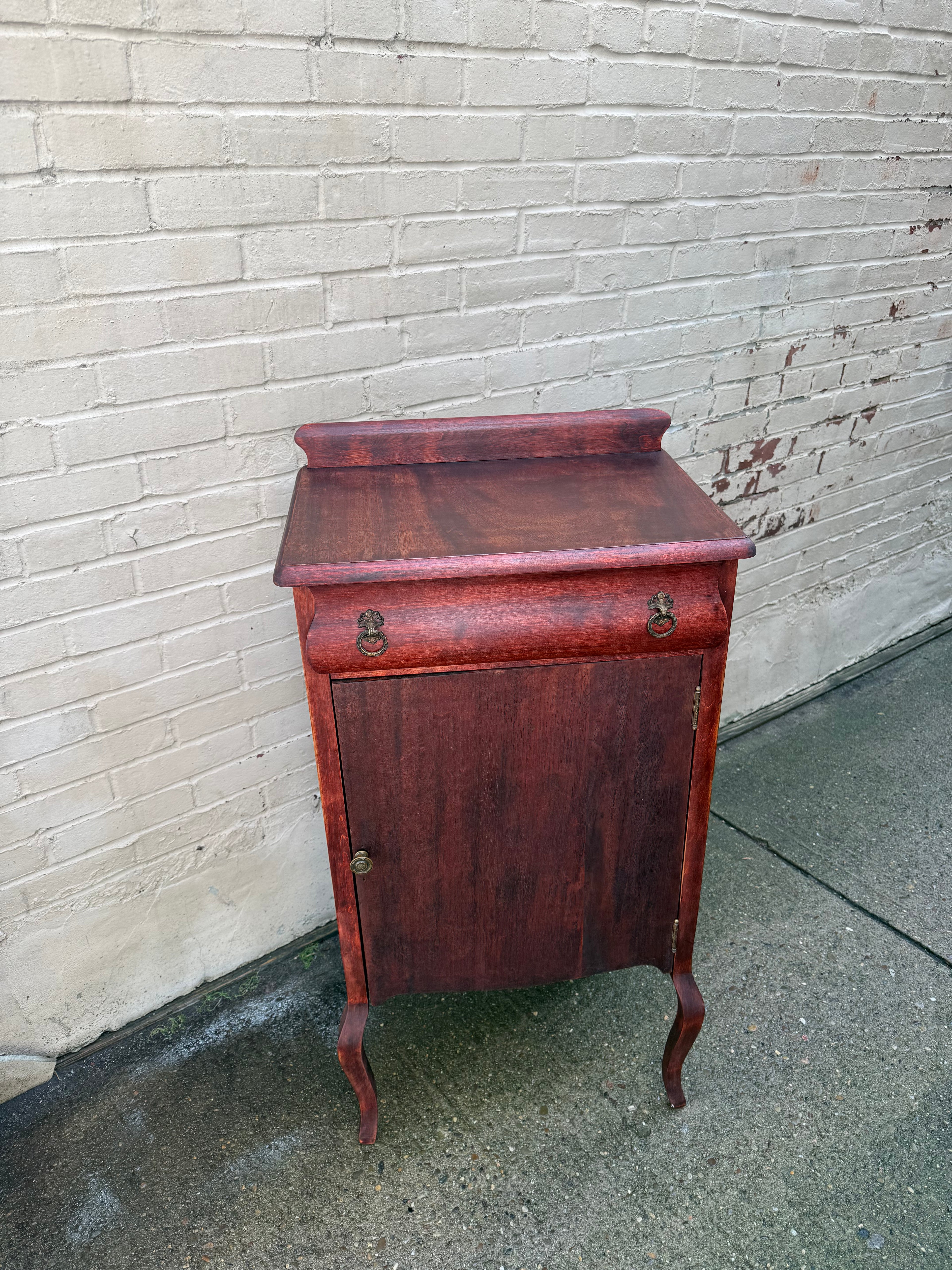 Mahogany Music Cabinet