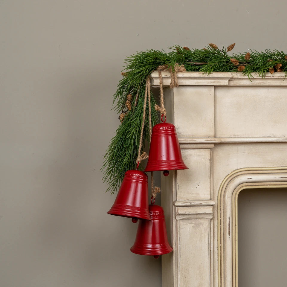 Red Hanging Bells 29"