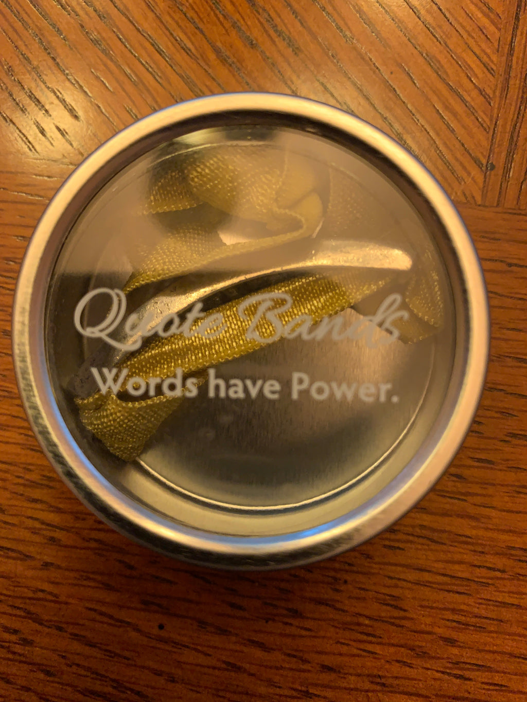 Quote "All I know is Love" Ribbon Band