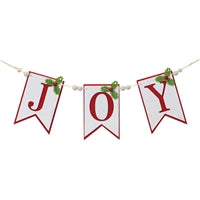 JOY BANNER 21"L X 19"H PLYWOOD/POLYESTER