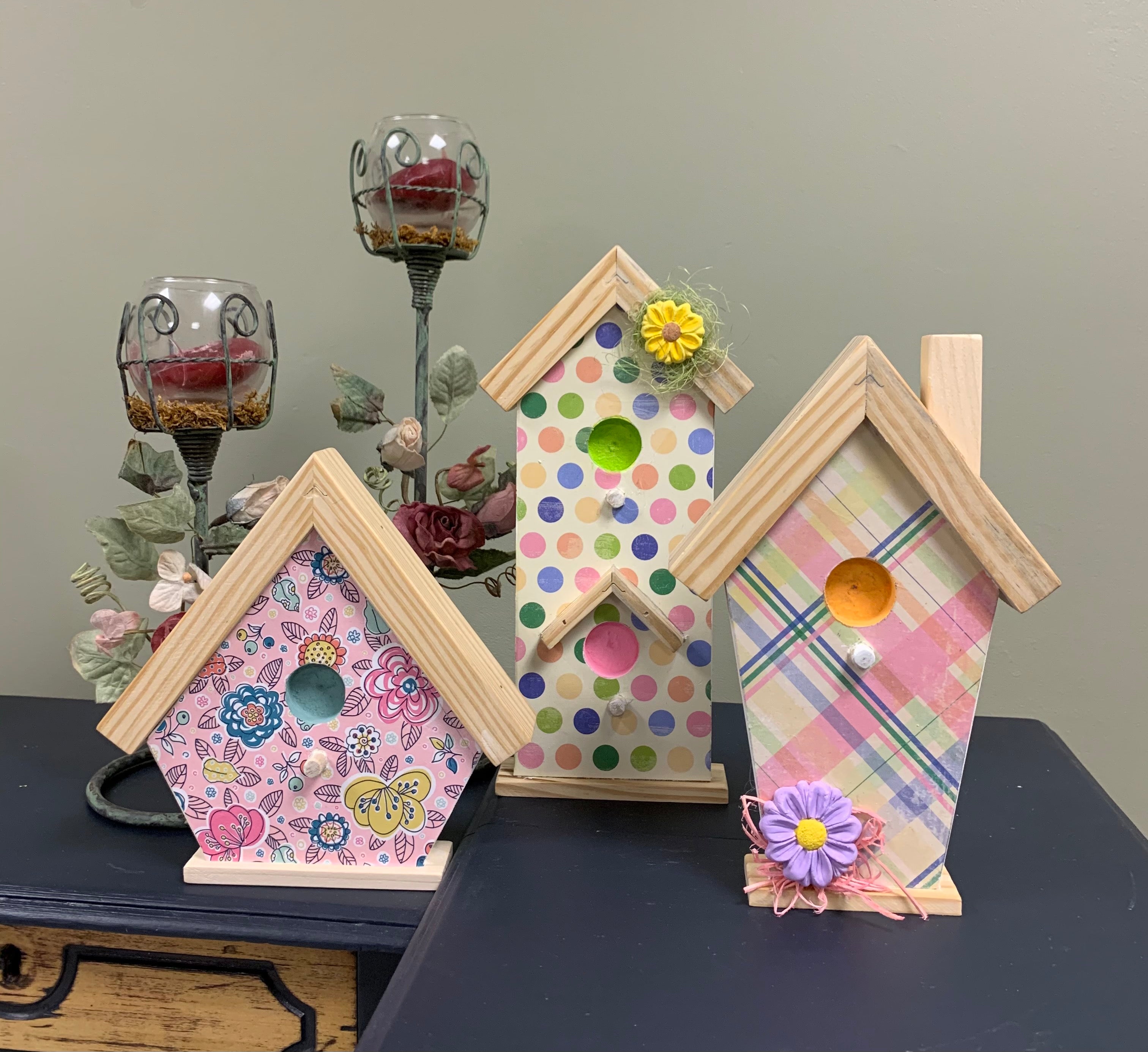 Birdhouse Trio Project Box Kit