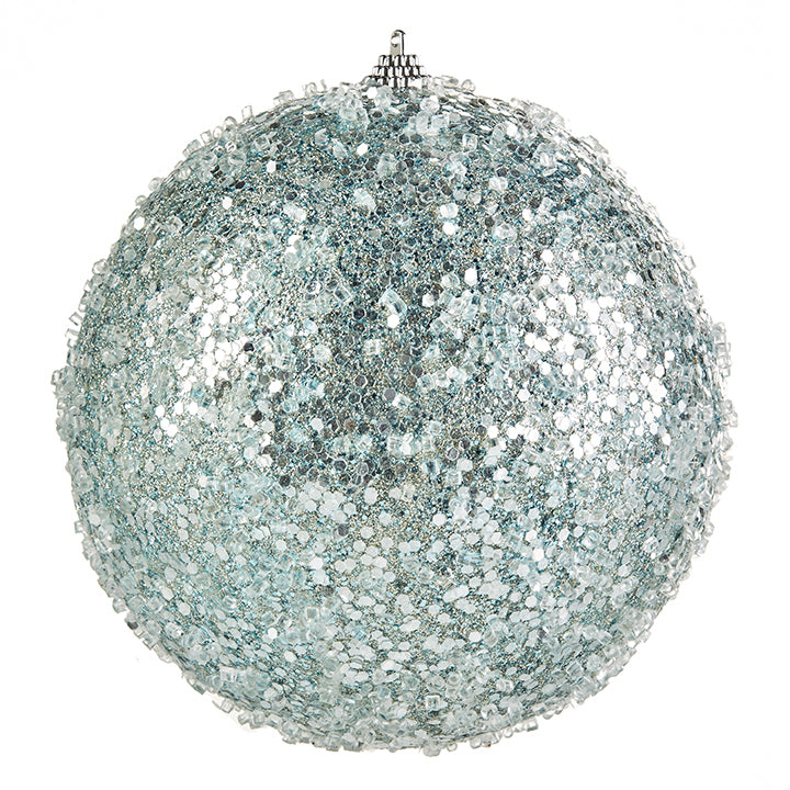 Iced Ball Ornament | 6"