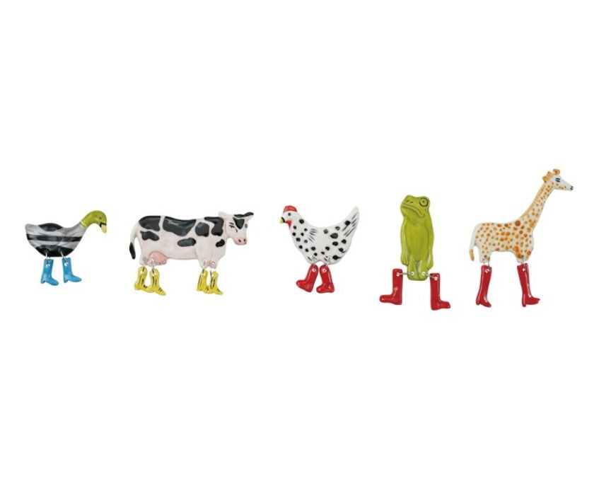 Stoneware Animal Fridge Magnet