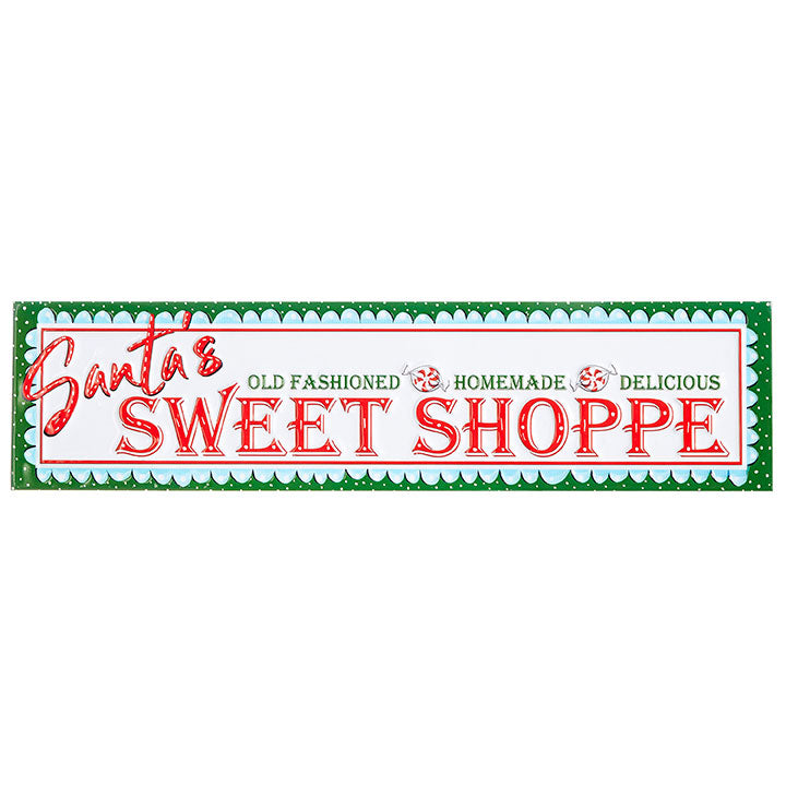 SANTA'S SWEET SHOPPE WALL ART | 24"