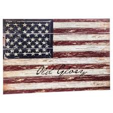Old Glory Outdoor Plank Wall Art / Decor | 24 x 36"