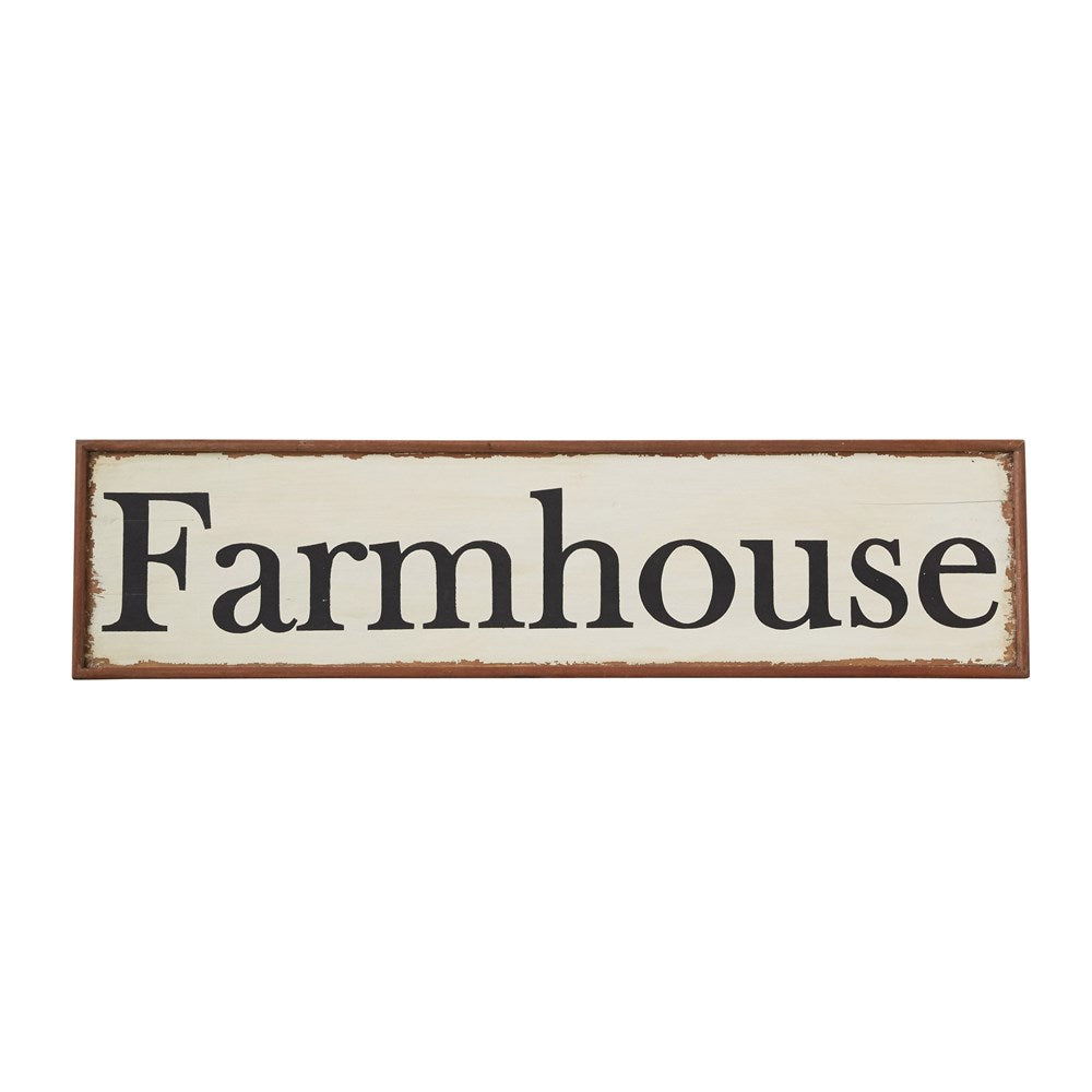 Farmhouse Hand-Painted Wood Sign | 12 x 48"