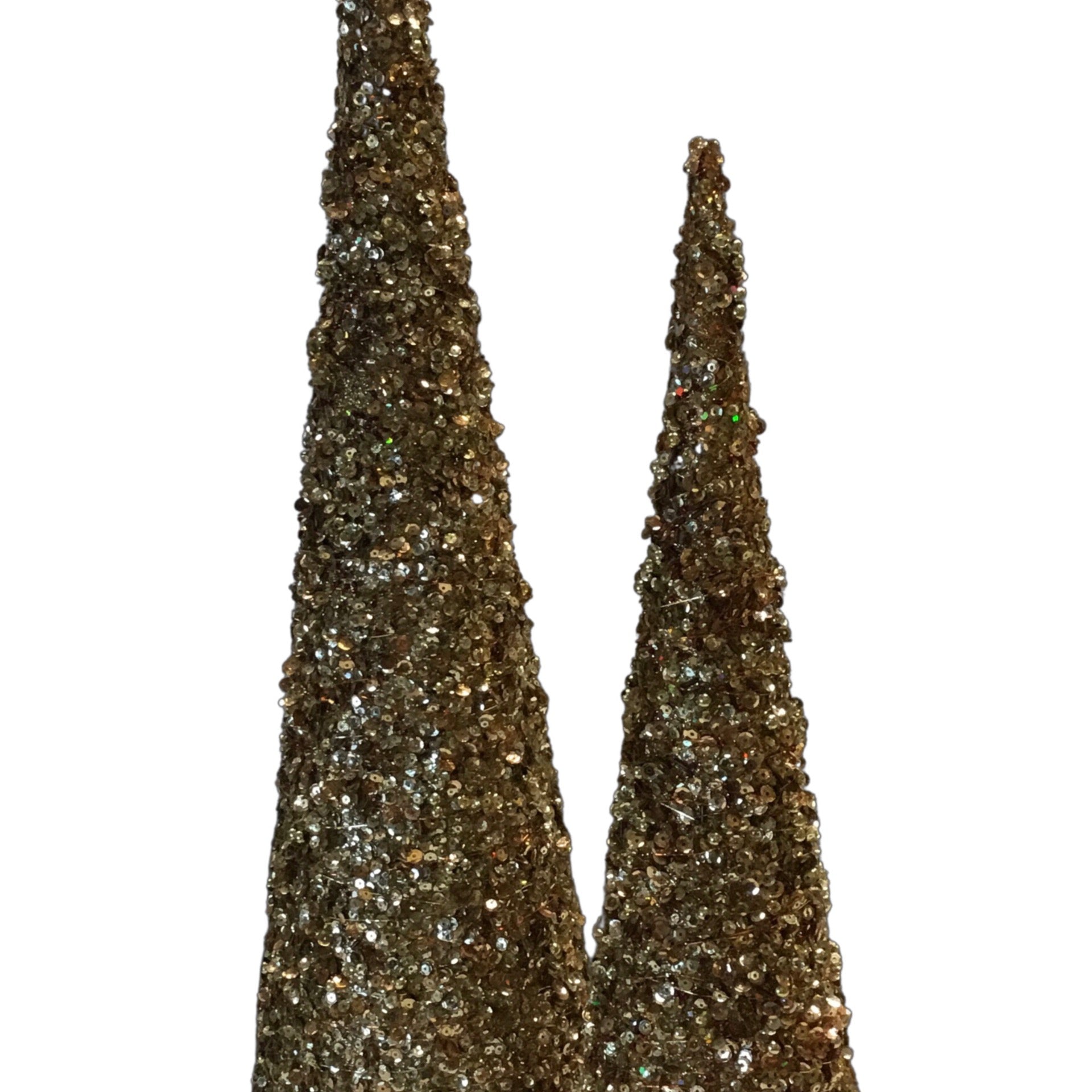 Gold Sequin Tree Set | 2pc.