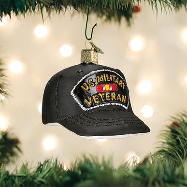 Veteren's Cap Ornament | 3.5"