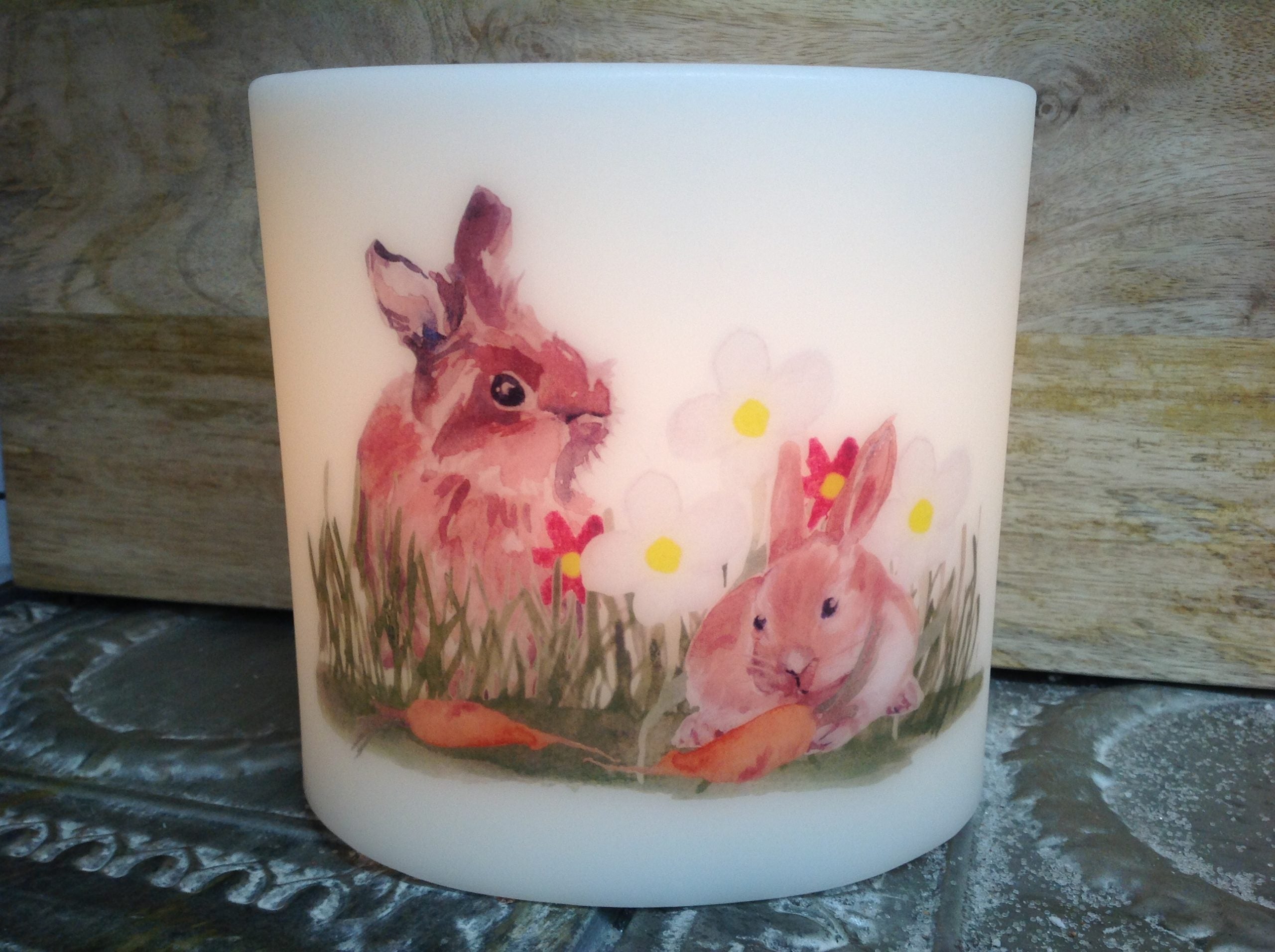 LastingLite Oval Sleeve | Spring Bunny Pair