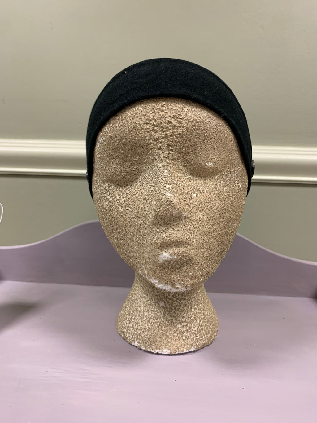 Black {Button Headband}