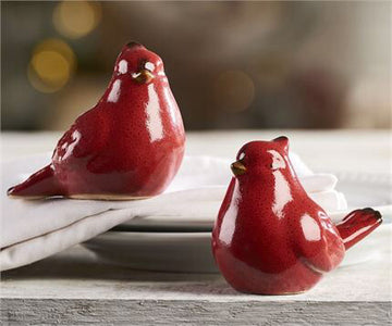 Red Bird Figurines - 2 Asst