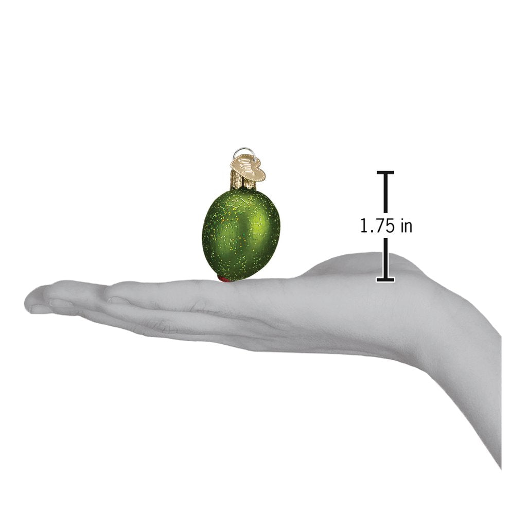 Stuffed Green Olive Ornament | 1.75"