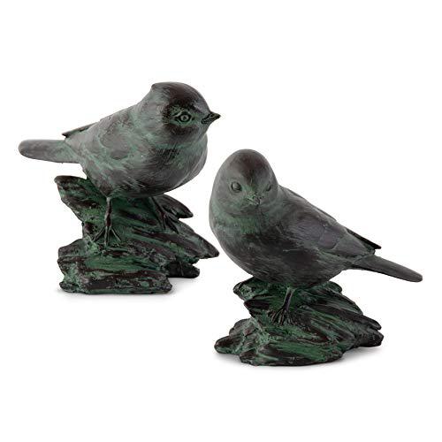Patina Green Resin birds