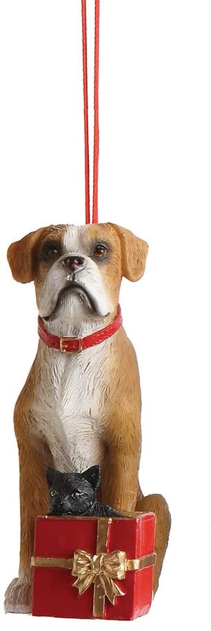 Realistic Dog Christmas Ornament, 4 Styles | 3.5" (sold separately)