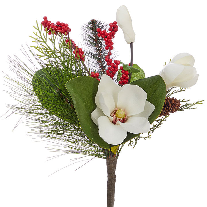 MAGNOLIA AND BERRY PICK 14" REAL TOUCH