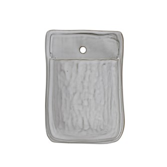 Terra-Cotta Wall Pocket White