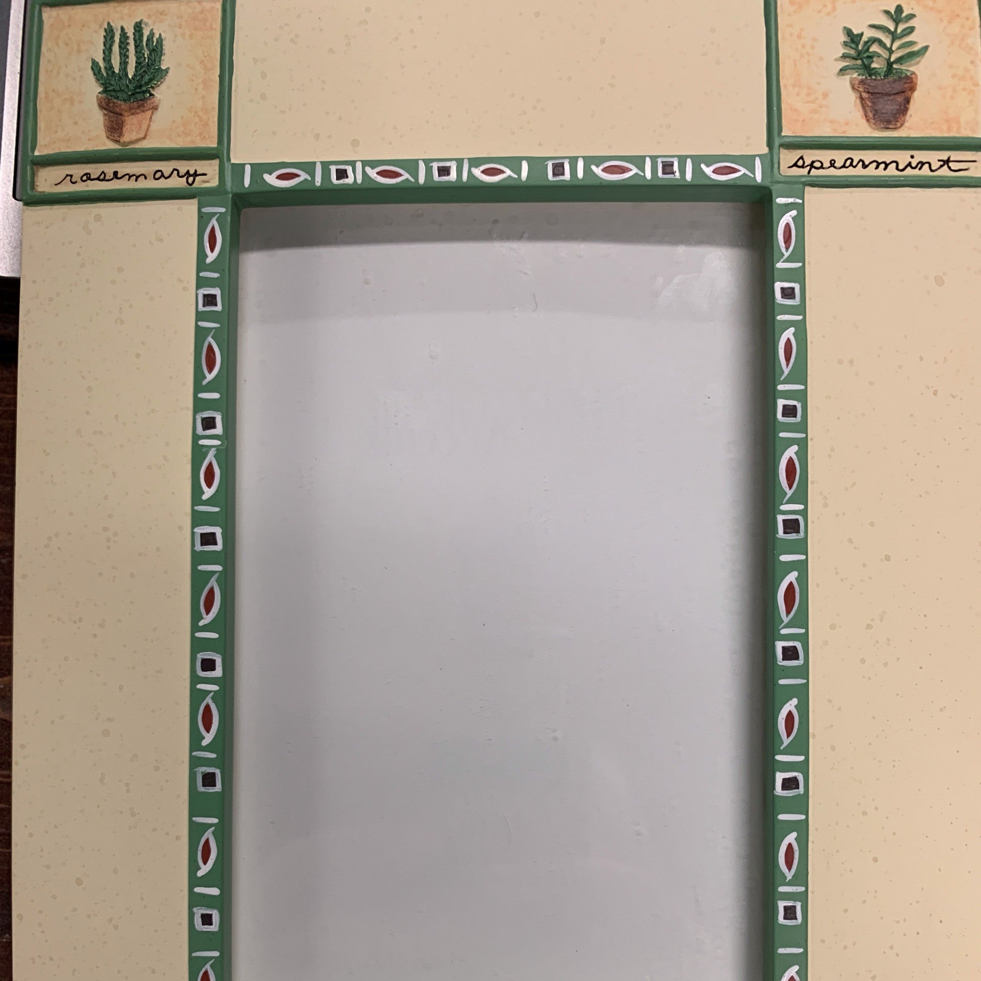 Vintage Herb Corners 4"x6" Picture Frame