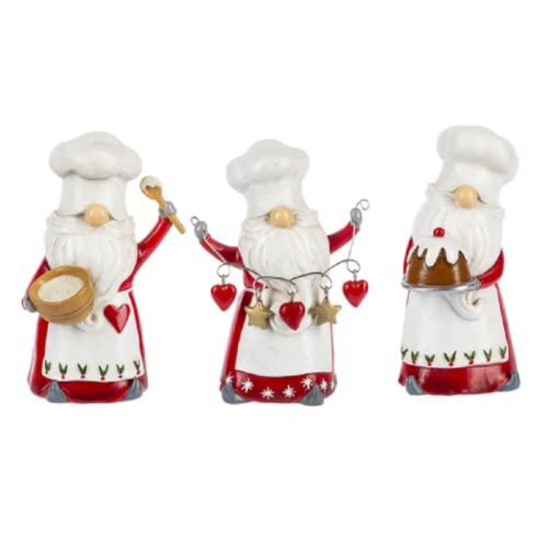 Cooking Gnome Figurines