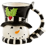 Snowman Mug |  6"