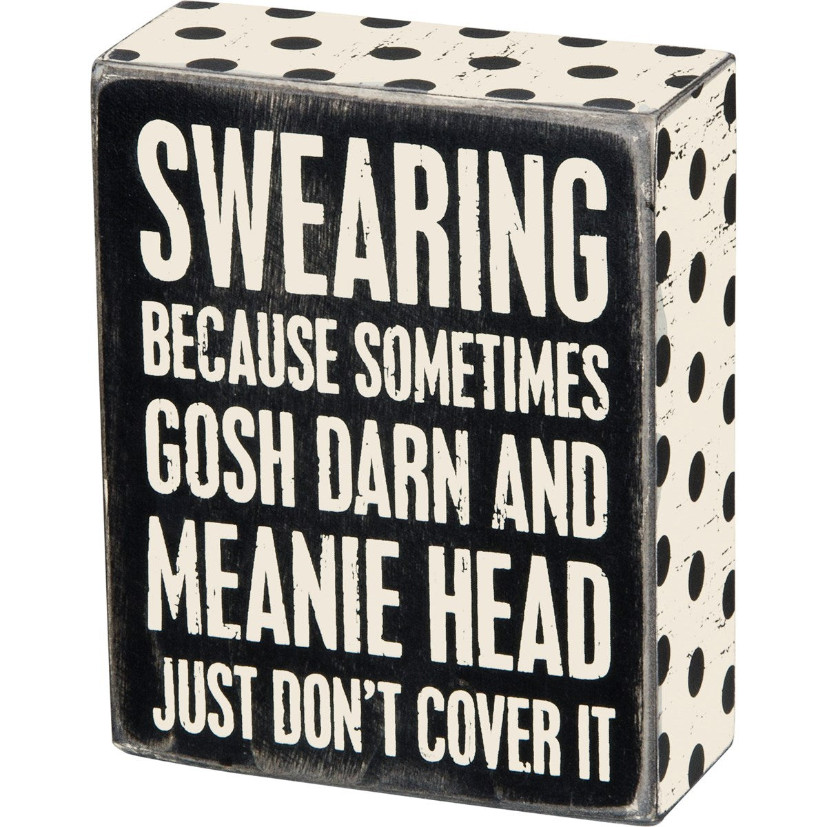 Box Sign - Swearing