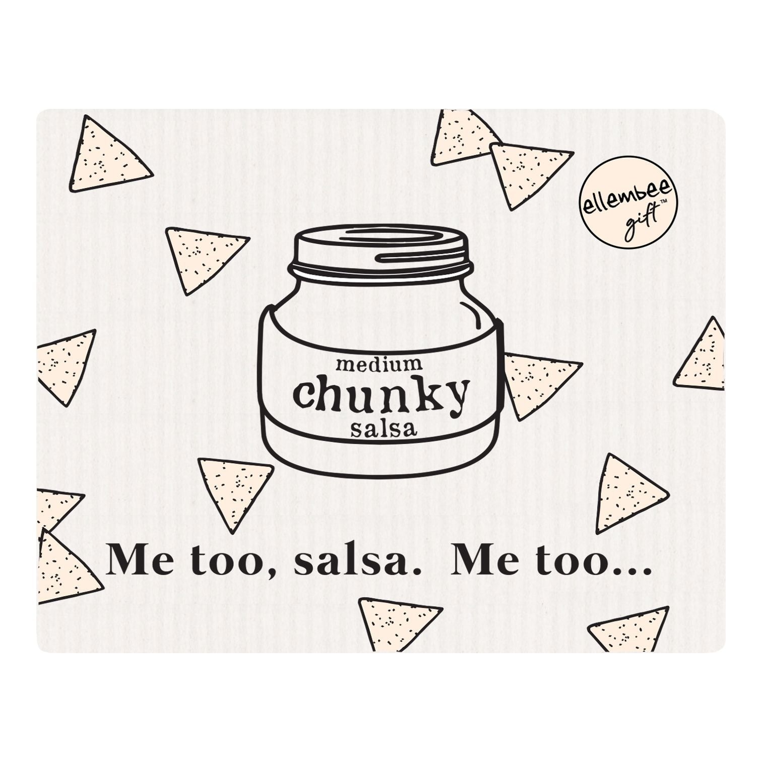 Dish Cloth - Me Too Salsa Me too Swedish Dishcloth