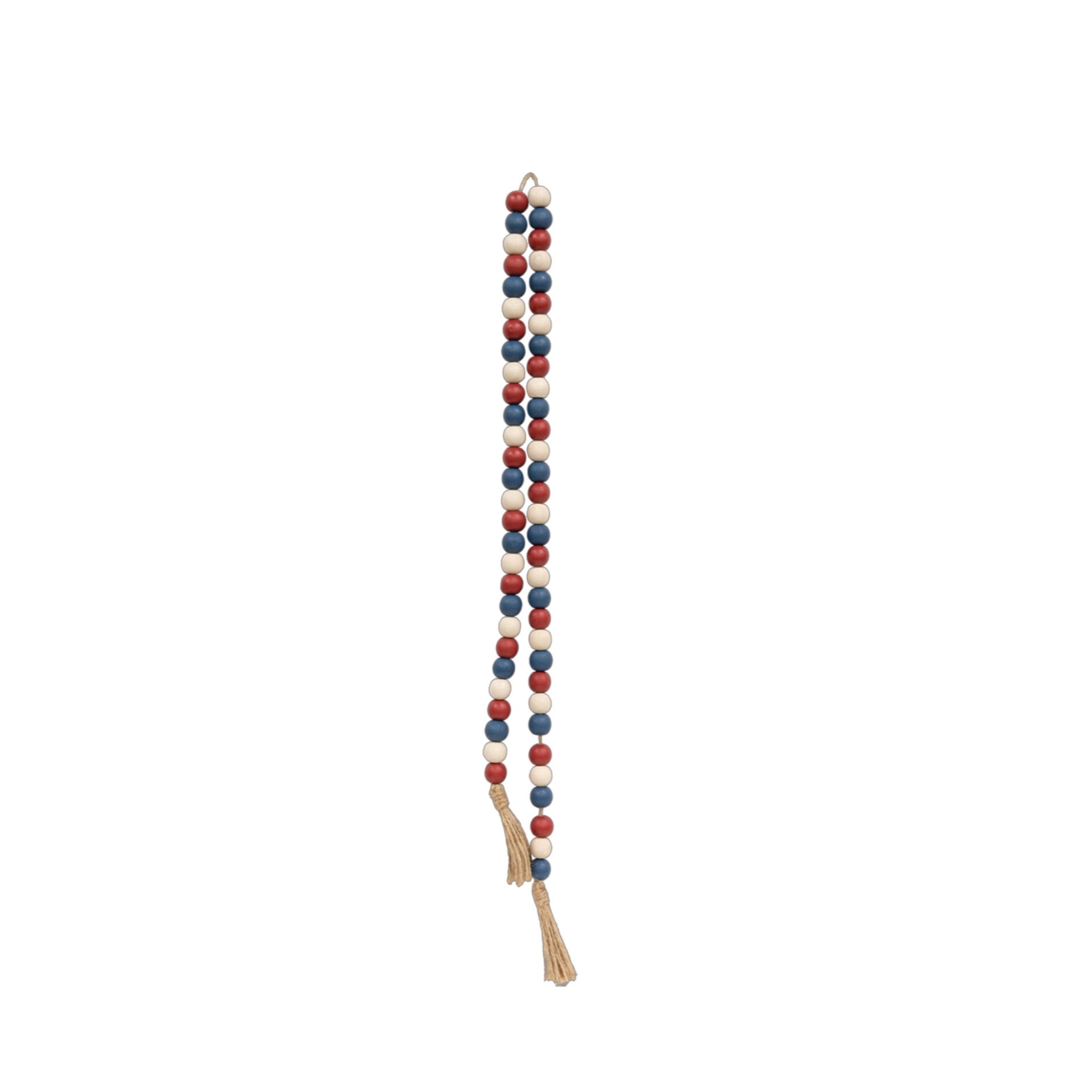 Red, White & Blue Bead Garland