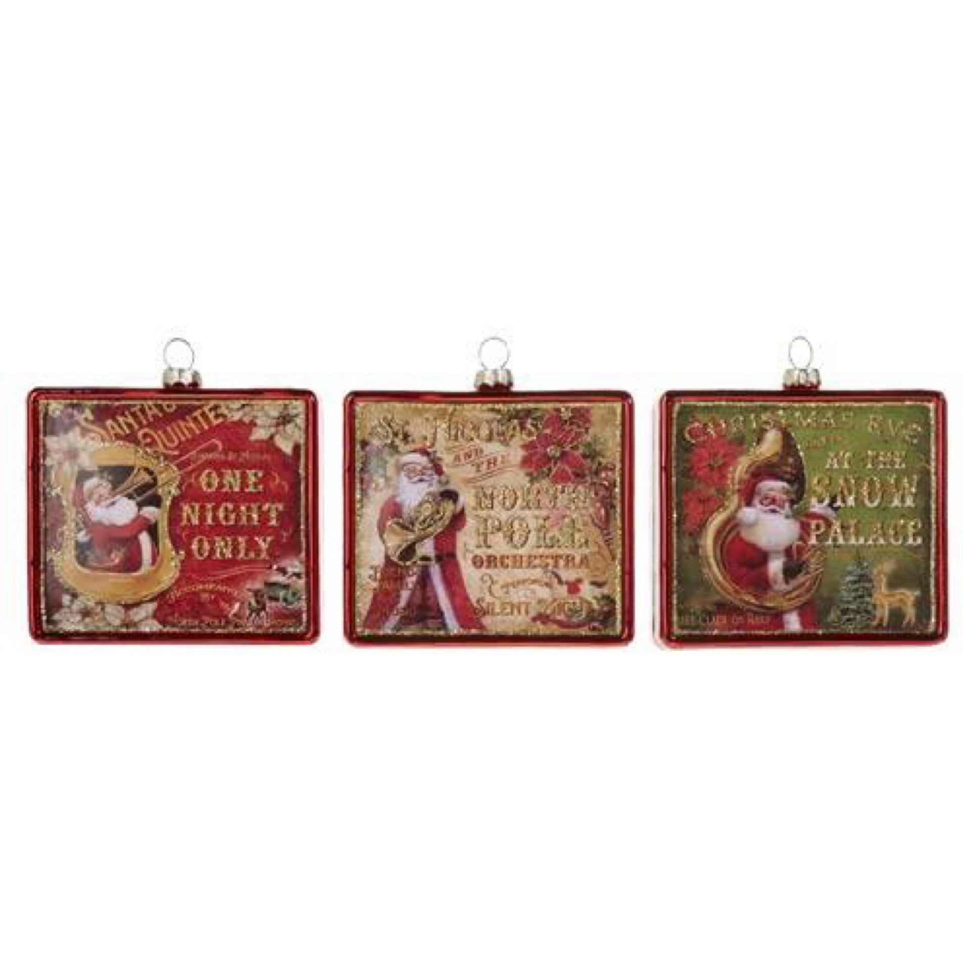 Santa with Invitation Ornament