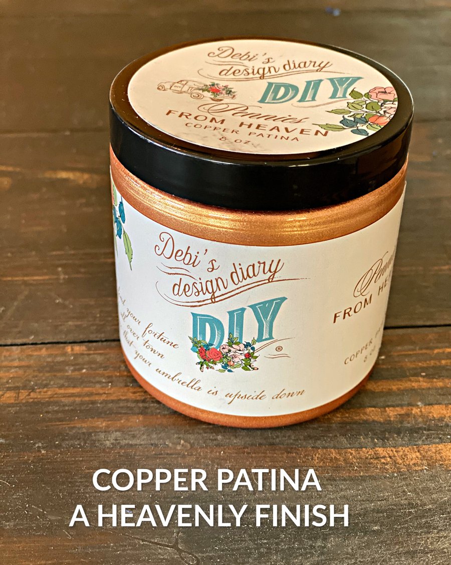 Copper Pennies Liquid Patina DIY Paint