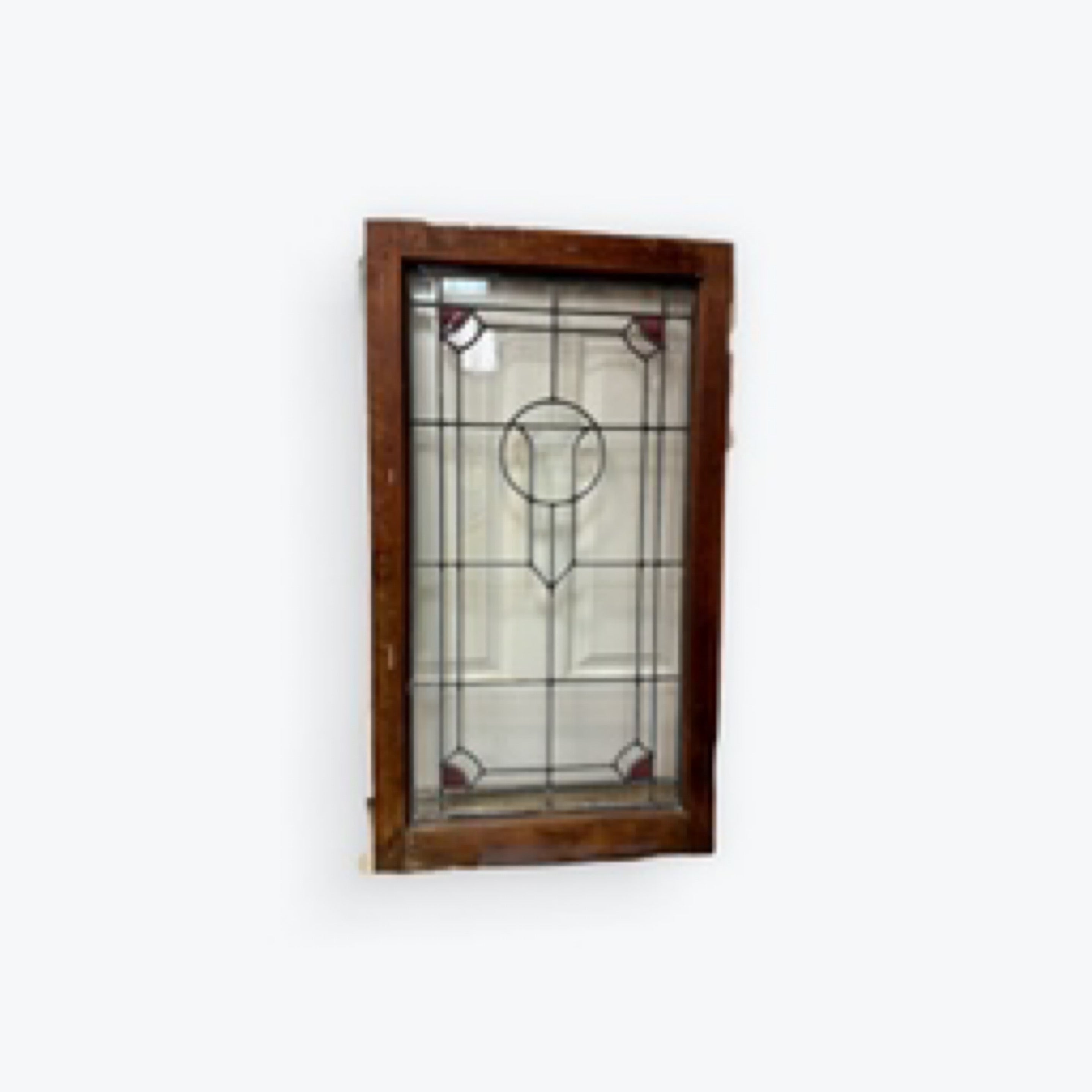 Arts & Crafts Designed Leaded Glass Window