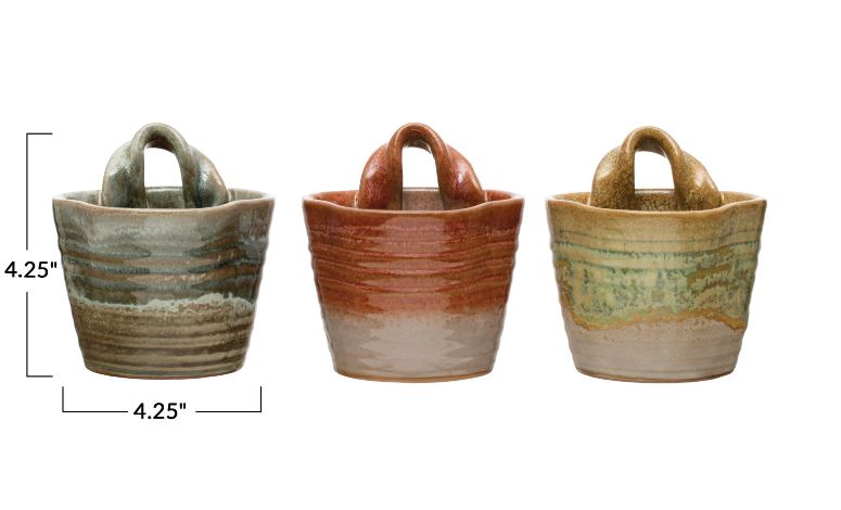 Stoneware Wall Planter