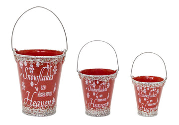Snowflake Pail (Sm)
