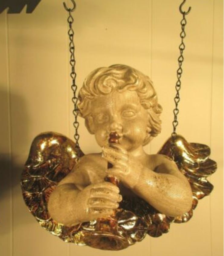 Angel with Trumpet Cherub Arrow Replacement | 15"H