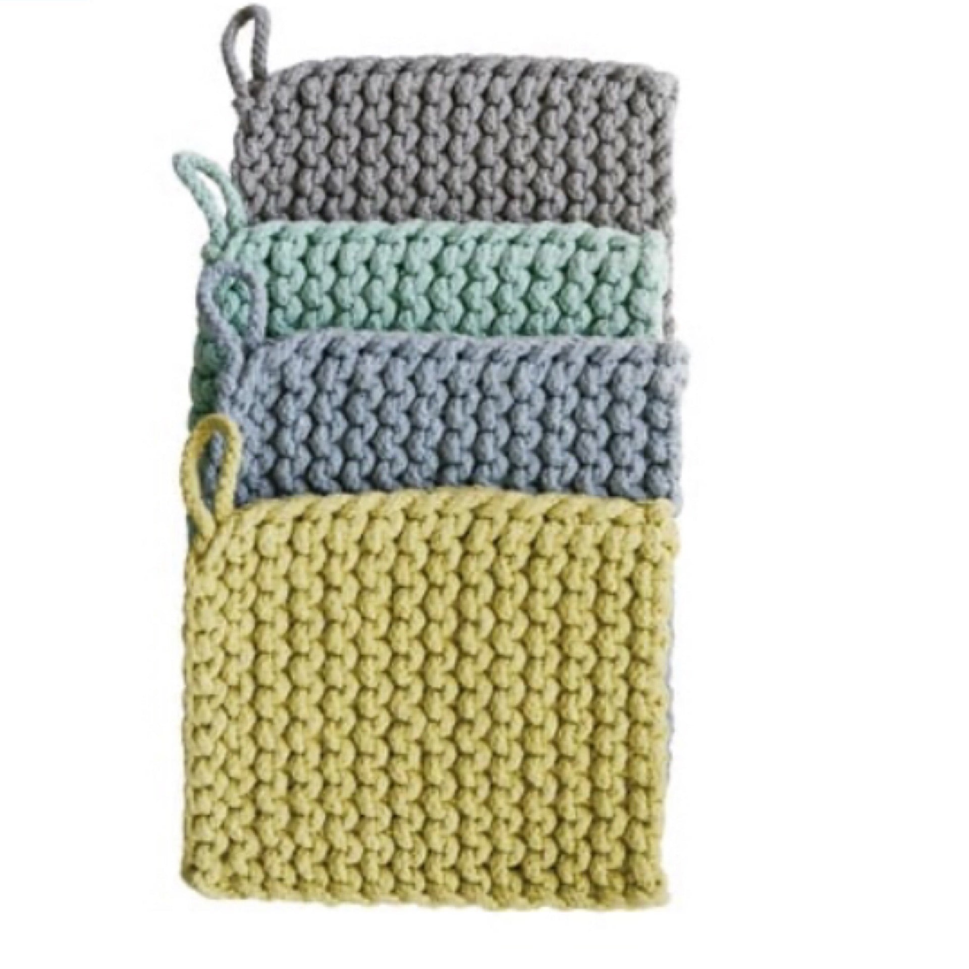 Cotton Crocheted Pot Holder