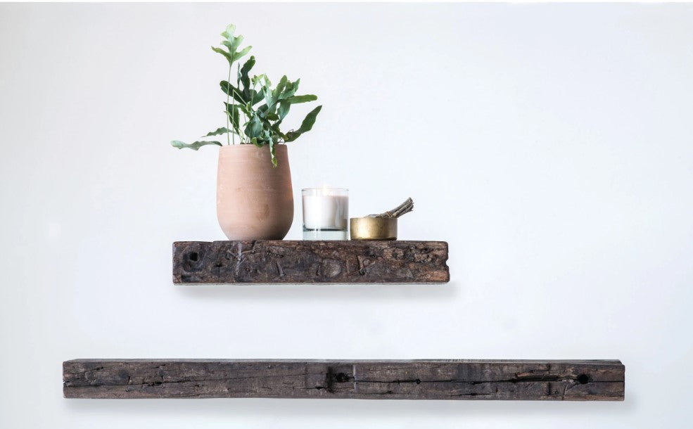 Reclaimed Wood Wall Shelf
