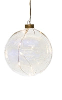 LED Glass Ball Ornament with 6 Hour Timer | 5"