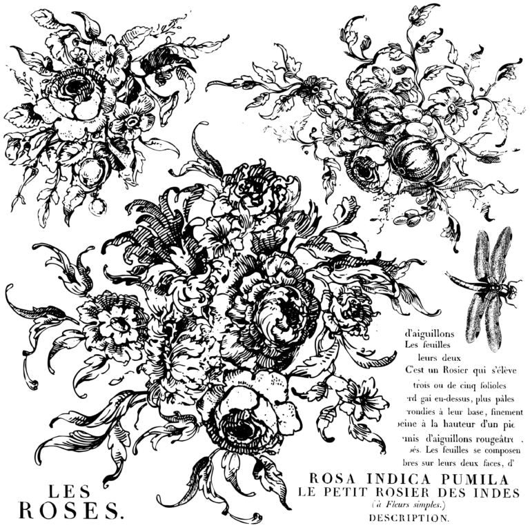 Rose Toile Decor Stamp™