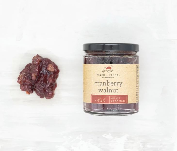 Finch + Fennel Cranberry Walnut Relish