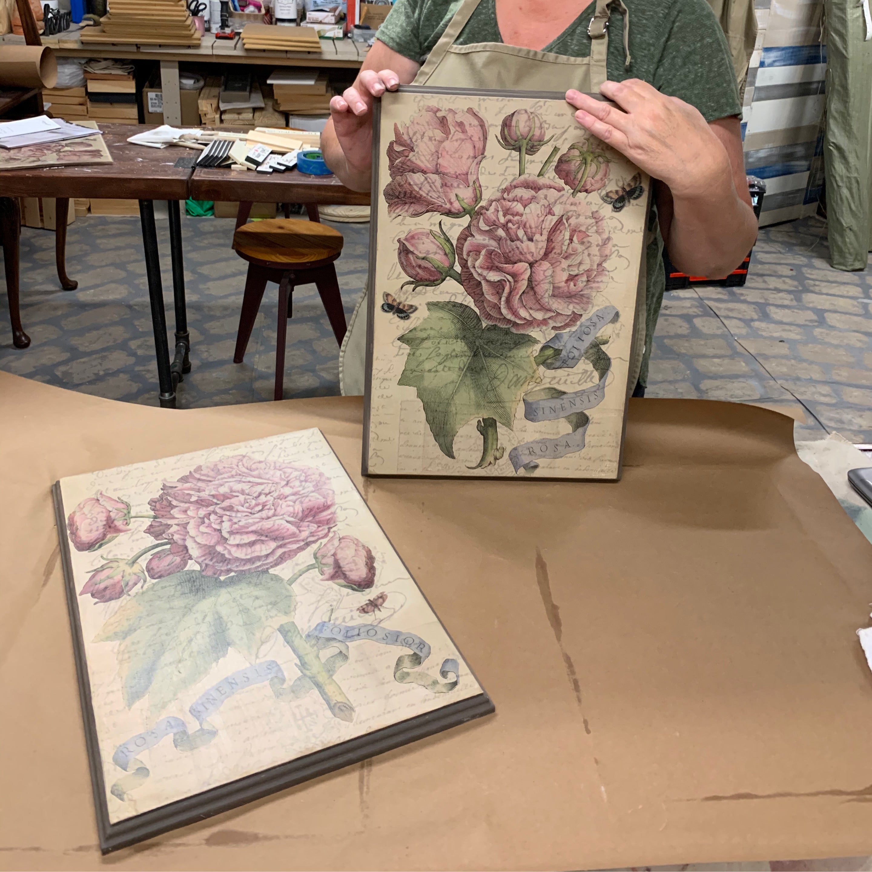 Decoupage Wall Art | 13"x19"
