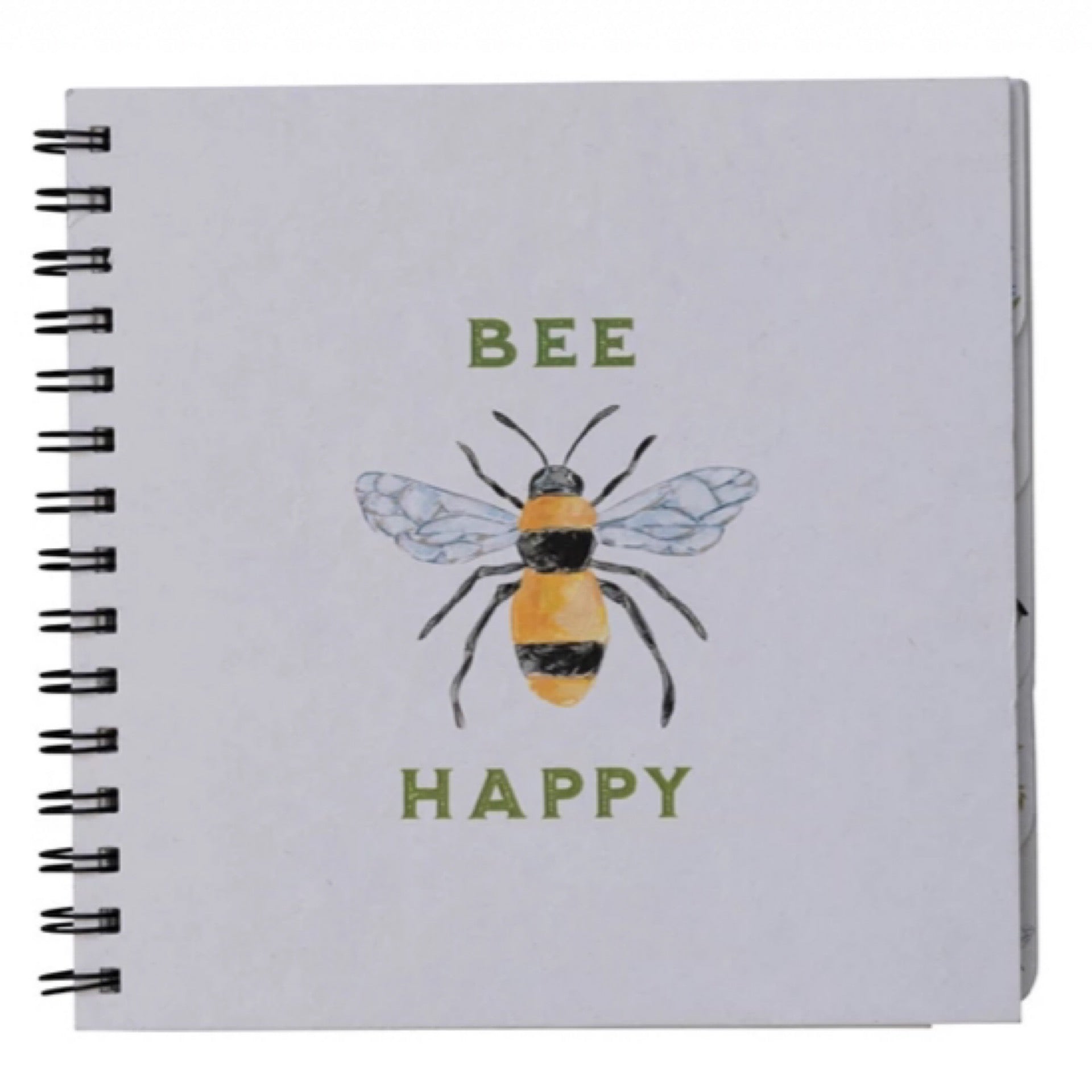 Spiral Bound Paper Garden Journal, Multi Color