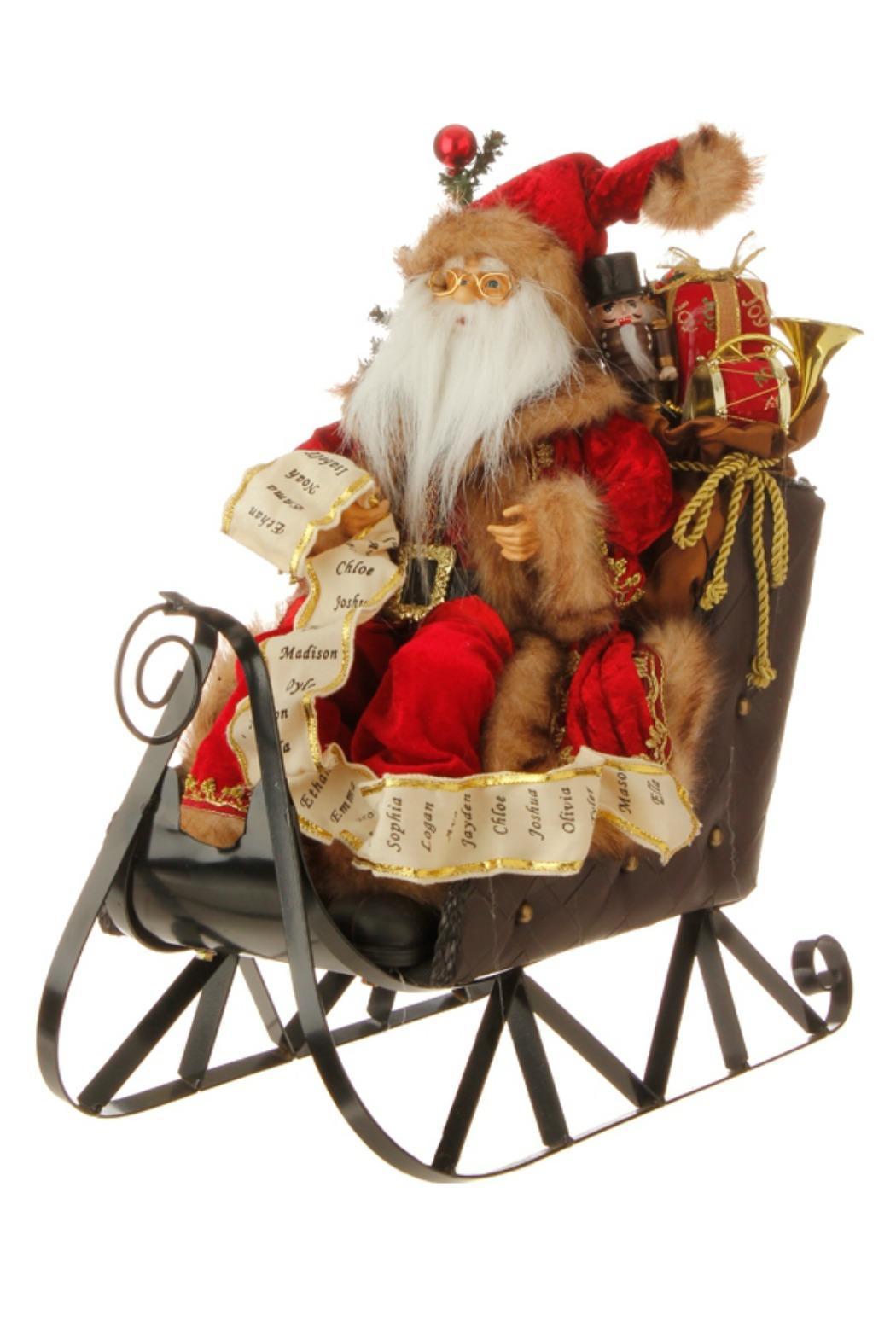 Lighted Musical Santa & Sleigh | 20"