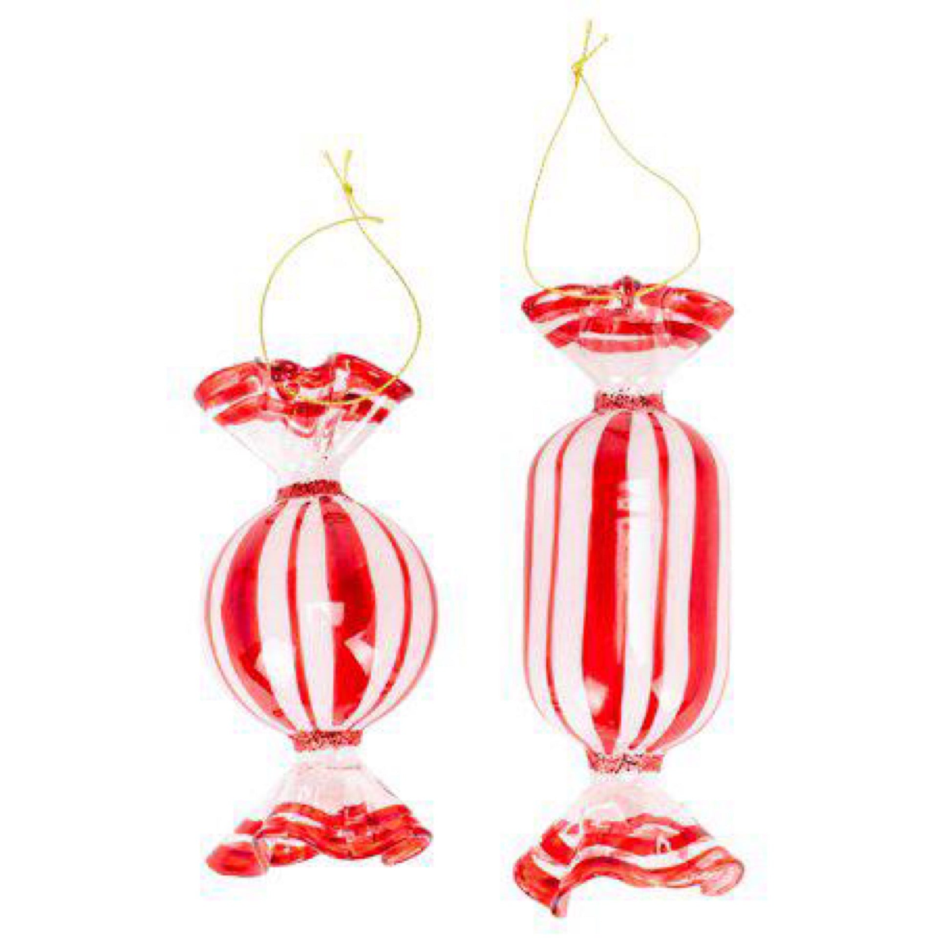 Peppermint Candy Ornament 5.5”