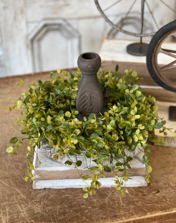 Bog Pimpernel Candle Ring | Green | 16"