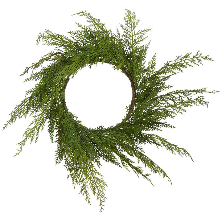 CEDAR CANDLE RING 20 "