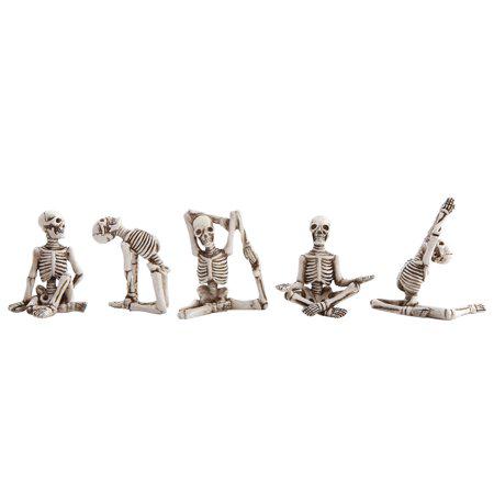 Skeleton in Yoga Pose