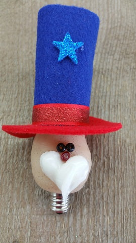 Primitive Uncle Sam Bulb