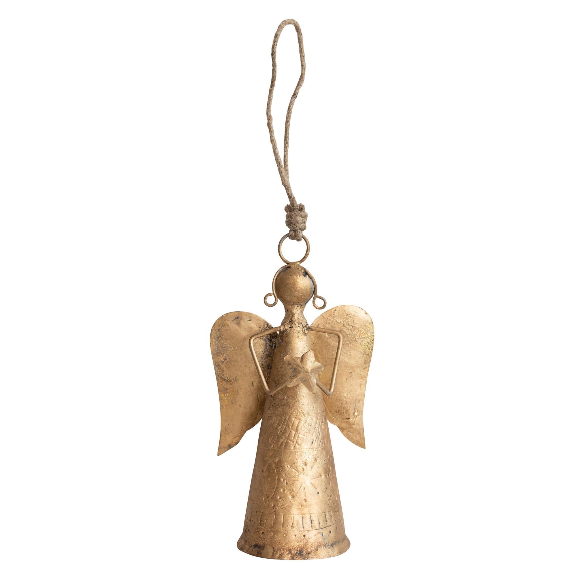 Metal Angel Bell Ornament
