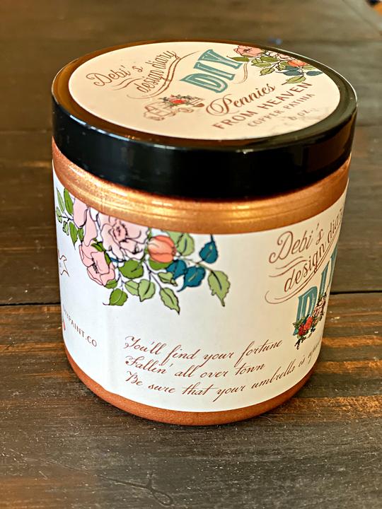 Copper Pennies Liquid Patina DIY Paint