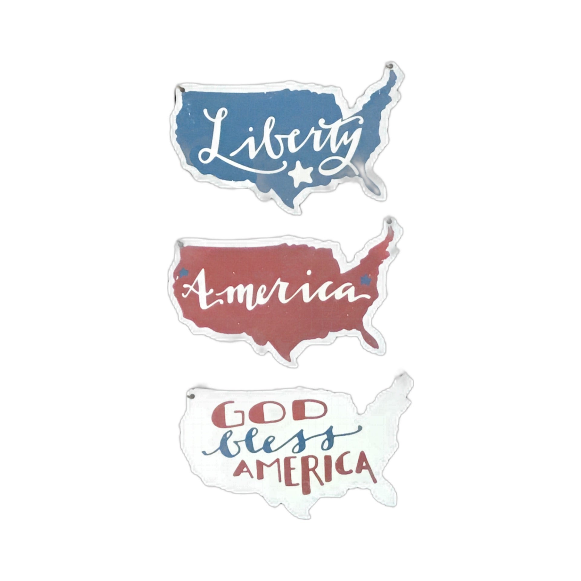 Land of Liberty Tin Ornament